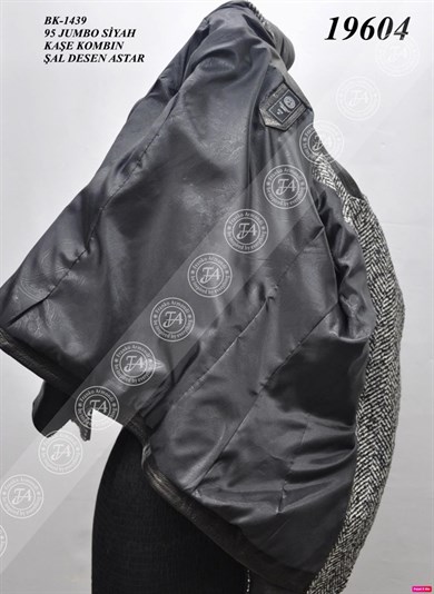 Bayan Gerçek Deri Klasik Ceket  Siyah bk-1439-19604 FA2