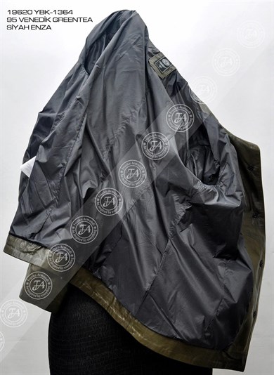 Bayan Gerçek Deri Klasik ceket Haki YBK-1364-19620 FA2