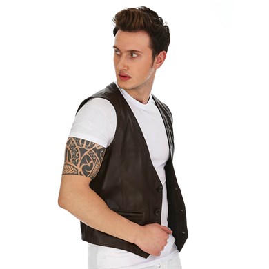 Dinamo Leather Erkek Gerçek Deri Ceket DE-YLK-521 - 20153