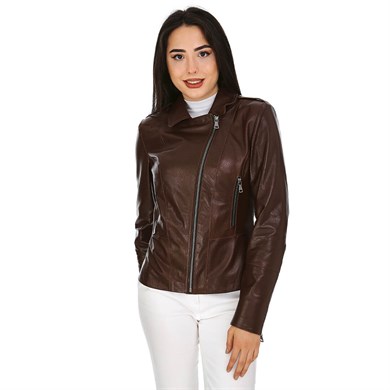Dinamo Leather Kadın Gerçek Deri Ceket - DB-687 - 20183