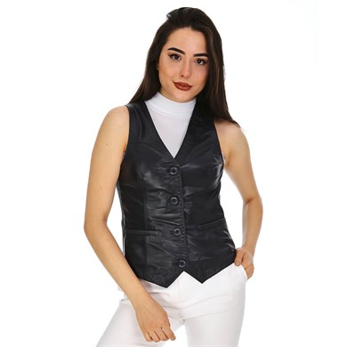 Dinamo Leather Kadın Gerçek Deri Ceket - DB-YLK-B-528 - 20113