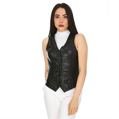 Dinamo Leather Kadın Gerçek Deri Ceket - YLK-B-528 - 16489